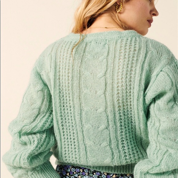 COPY - Rouje Maille Mohair wool cardigan sweater - Picture 5 of 7